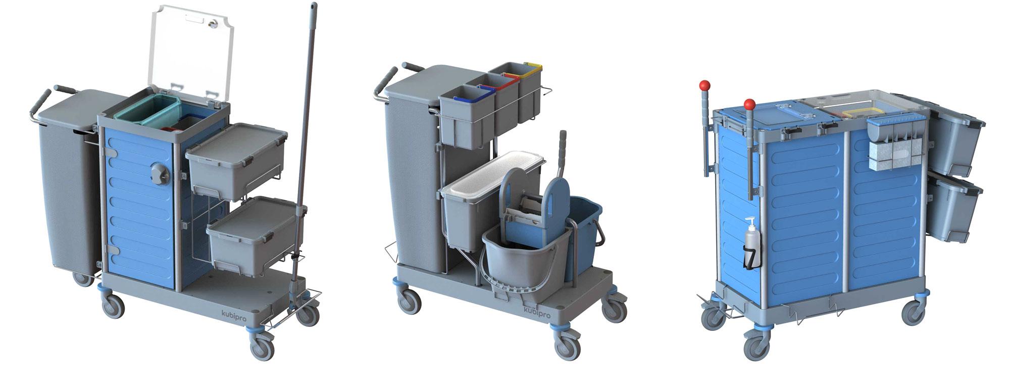 Configura il tuo carrello Kubi per la pulizia